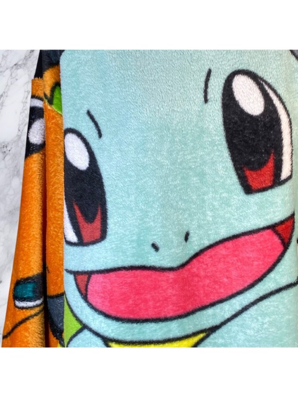 Jazz Squirtle Pokemon Upcycled Flannel Hoodie - Picture 9 of 11